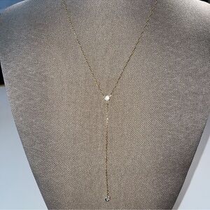 SHASHI Women's Solitaire Lariat Necklace